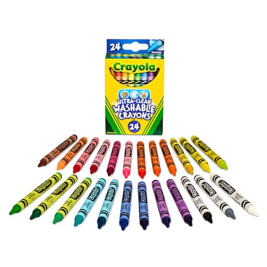 Crayola® Ulta-Clean™ Washable Crayons, 24ct.